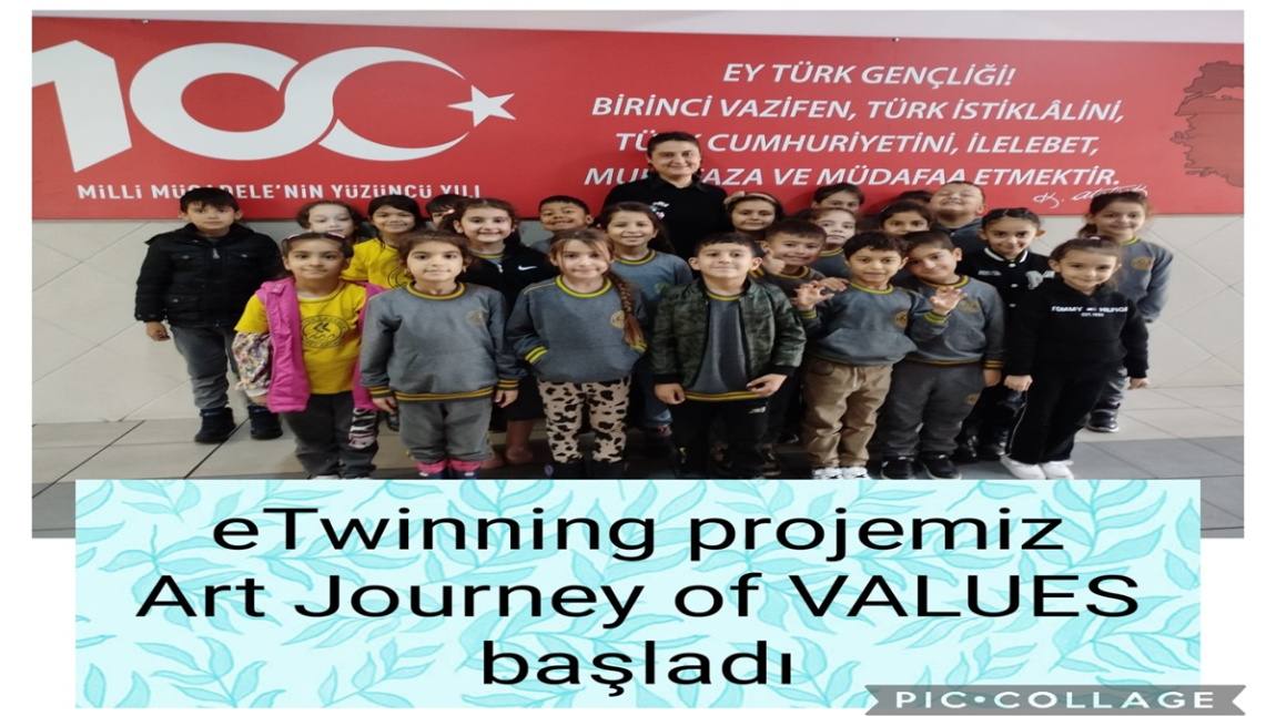 eTwinning Projemiz Art Journey of VALUES Başladı.